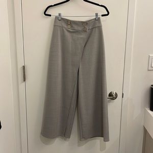 Club Monaco gray gaucho paints / skirt
